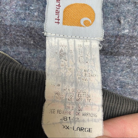 🚨SOLD Vintage Carhartt Lined Mens Jacket Size 2XL JB142 Rare Chore Coat Outdoor - Picture 4 of 8